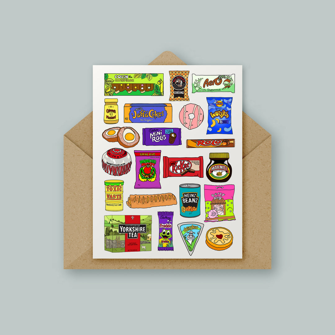 British Snacks Card