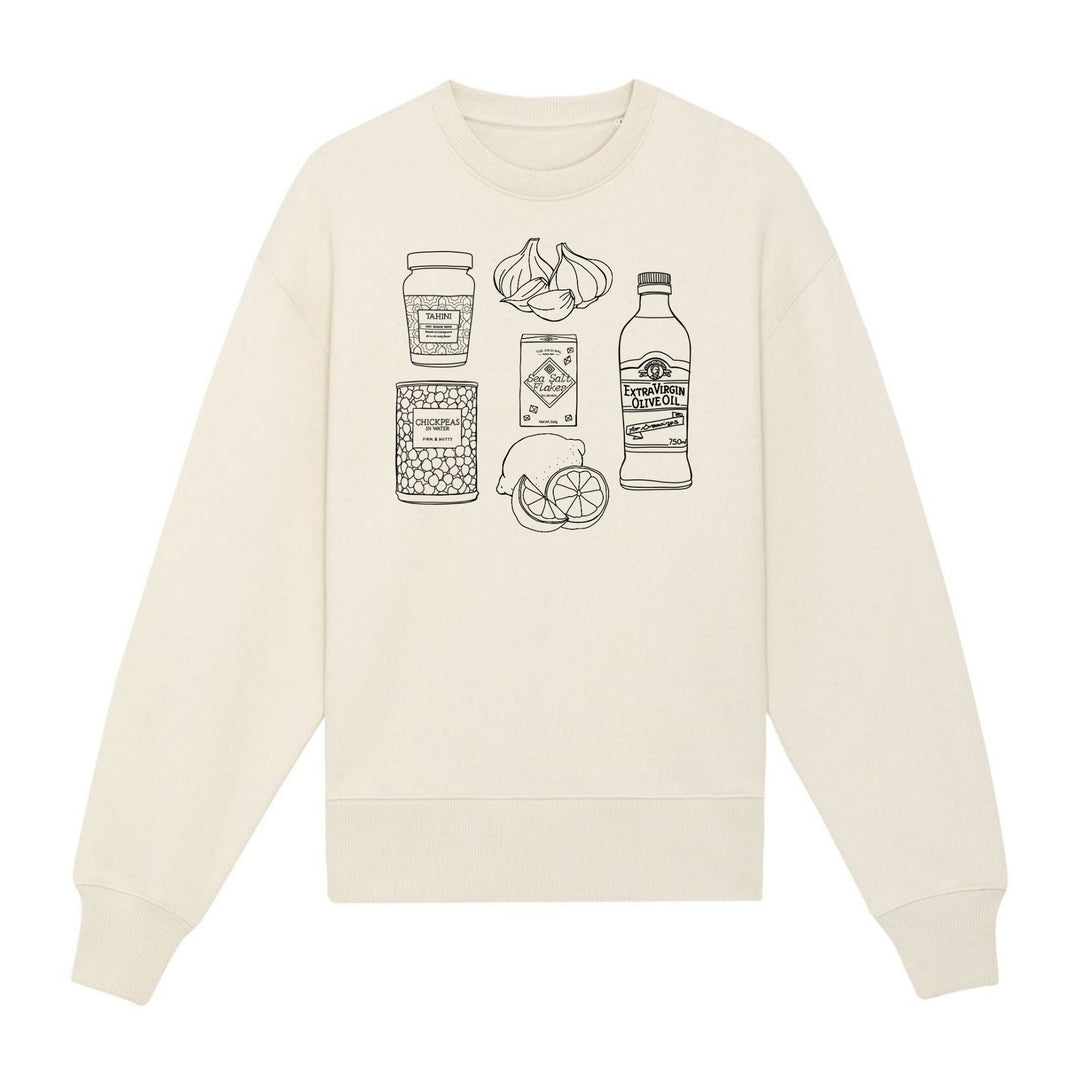 Oversized Hummus Sweater (Cream or black)