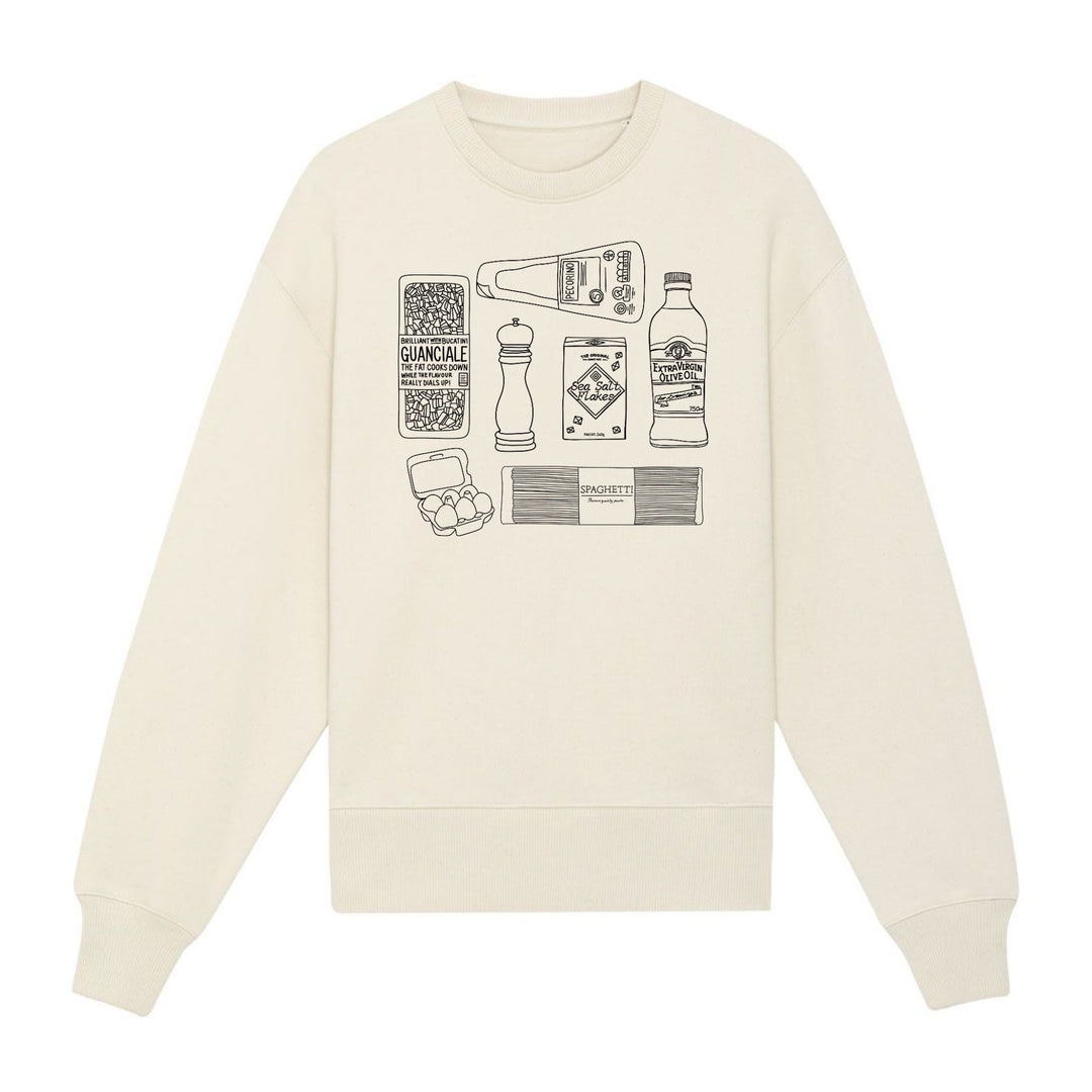 Oversized Carbonara sweater (Cream or black)