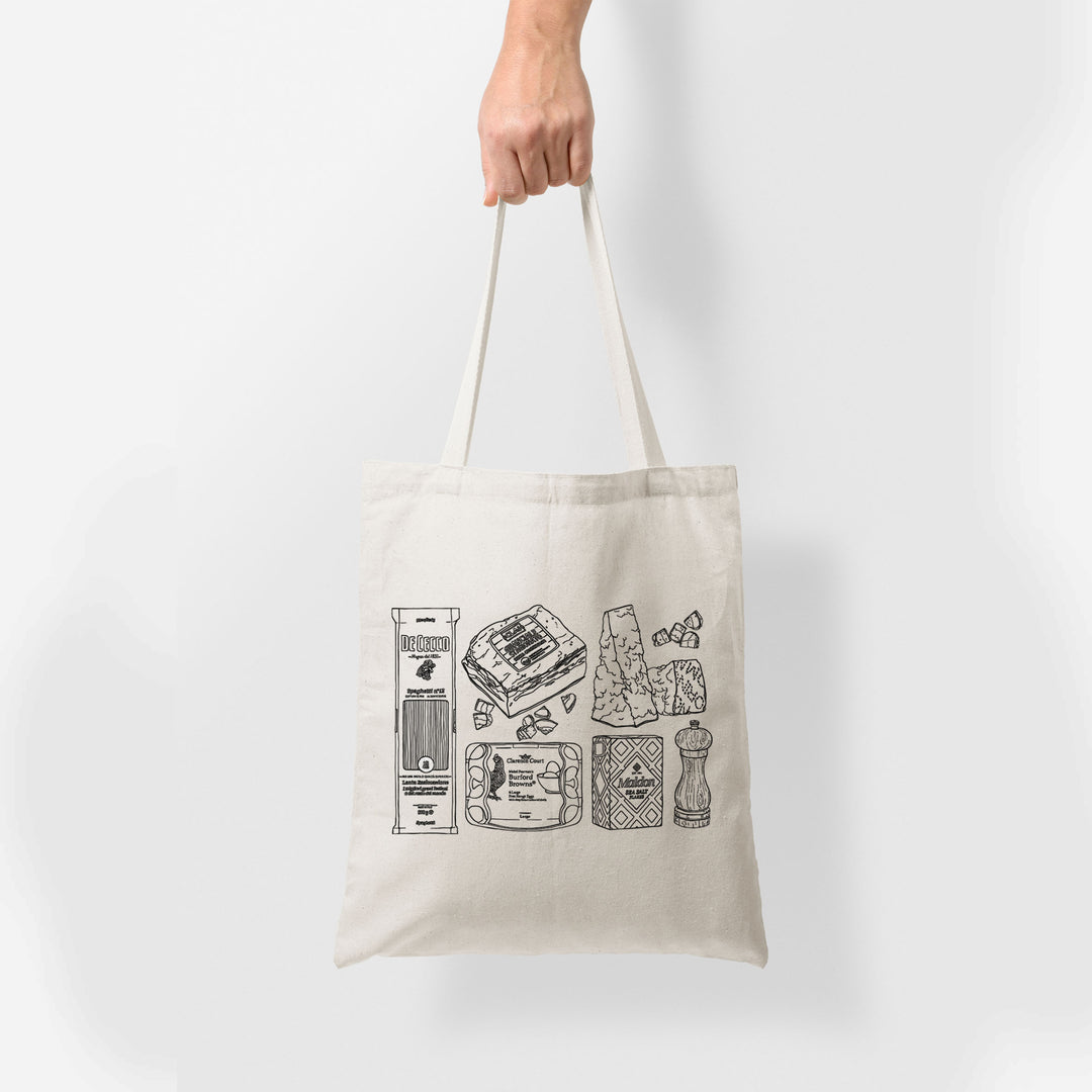 Carbonara Tote Bag