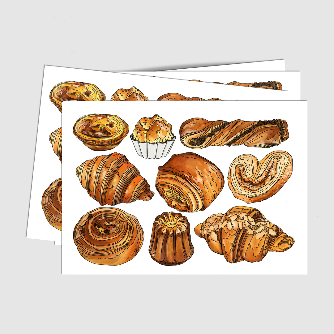 Pastry Postcard Pack